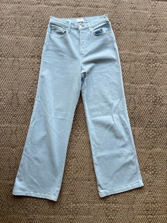 Favorite Daughter Denim - Favorite Daughter The Masha Coastal Jeans Light Blue Womens Size 28 Wide Leg